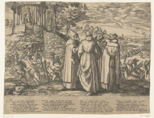 The geese drive away the foxes, ca. 1572