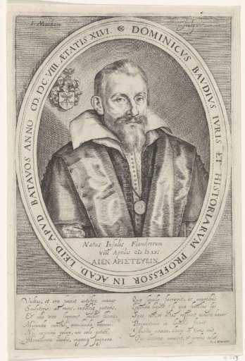 Portrait of Dominicus Baudius