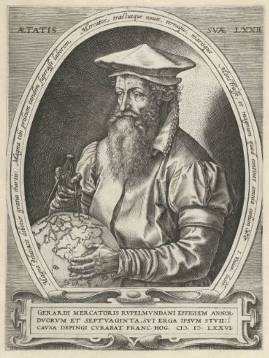 Portrait of Gerardus Mercator
