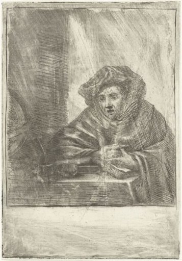 Scholar in his study