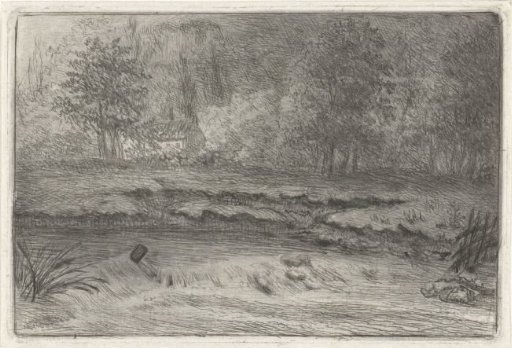 River with a waterfall