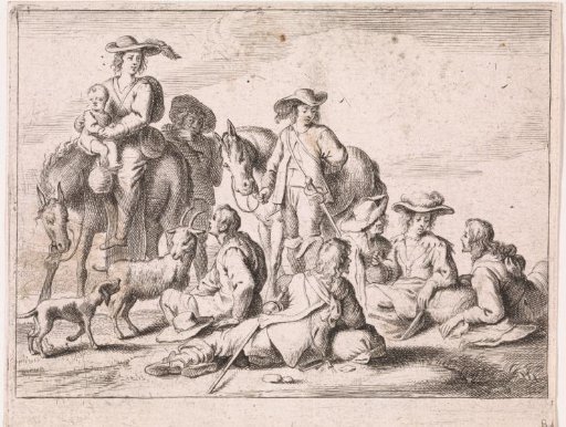 Resting Hunting Party