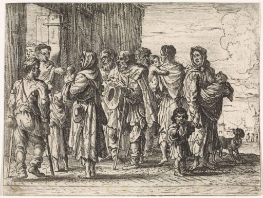 Beggars before a Monastery