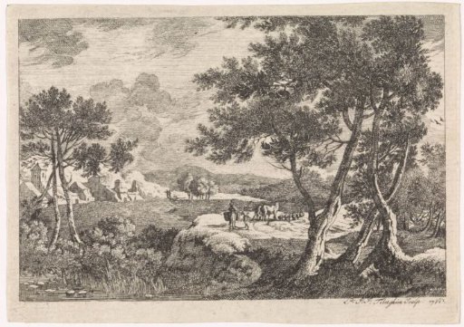 Landscape with Trees in the Foreground