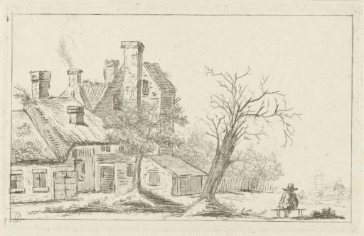 Landscape with houses