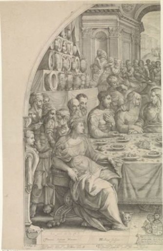 The Wedding at Cana, left sheet