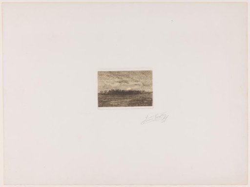 Landscape with a village by water