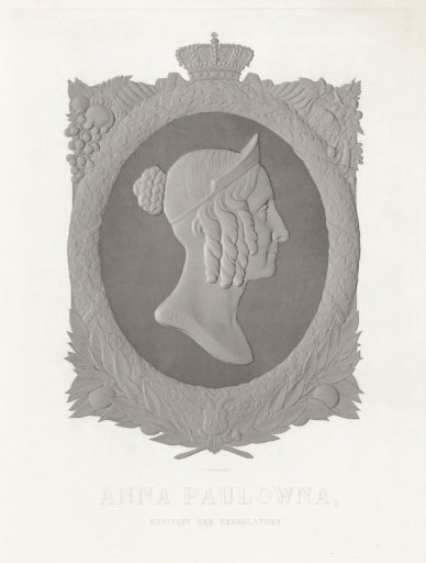 Portrait of Anna Paulowna, Queen of the Netherlands