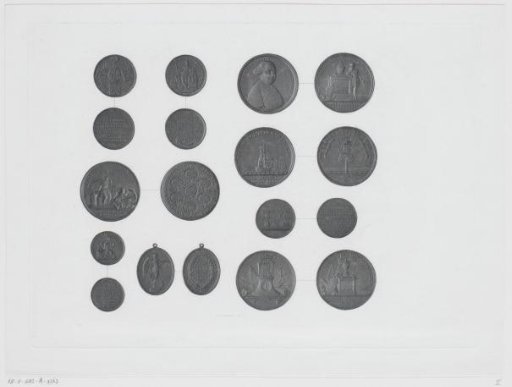 Various coins and commemorative medals