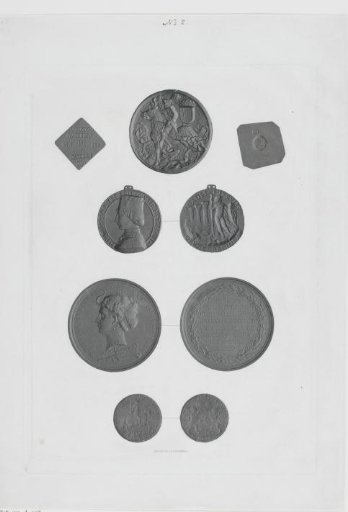 Various coins and medals