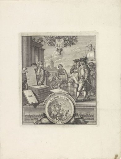 Trade Label of a Woolen Factory in Brussels