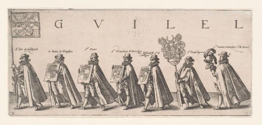 Funeral Procession of William of Orange, Sheet 7