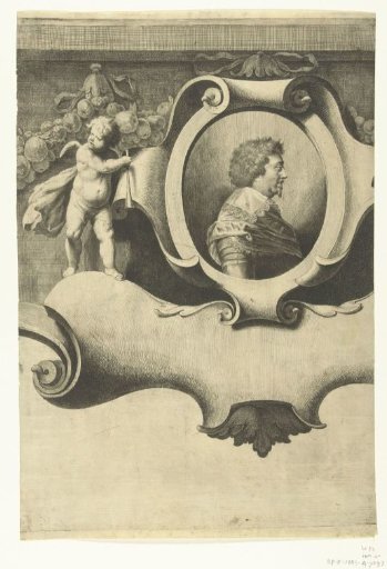 Siege of Breda (sheet with portrait of Frederik Hendrik), 1637