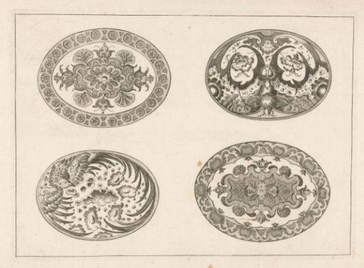 Lids with butterfly and bird