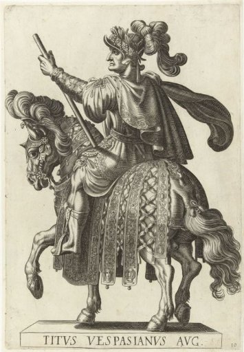 Equestrian portrait of Emperor Titus