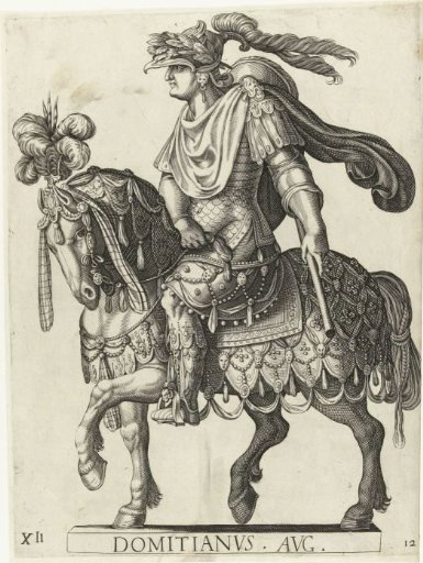Equestrian portrait of Emperor Domitian