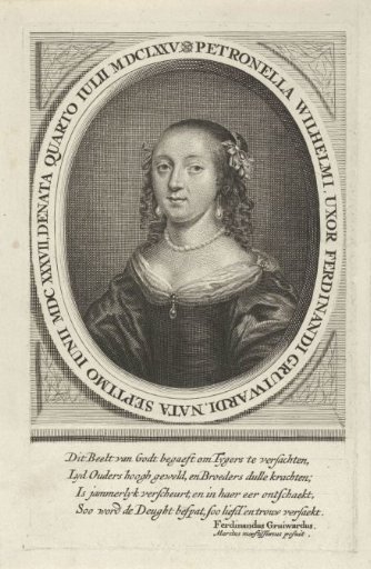 Portrait of Petronella Wilhelmi