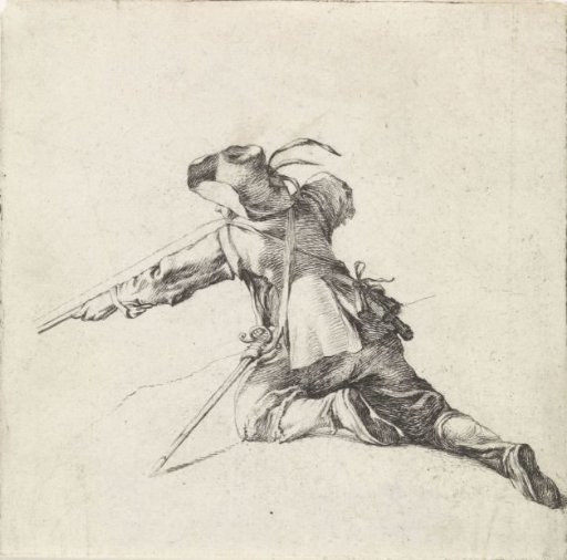 Soldier with Rifle to the Left