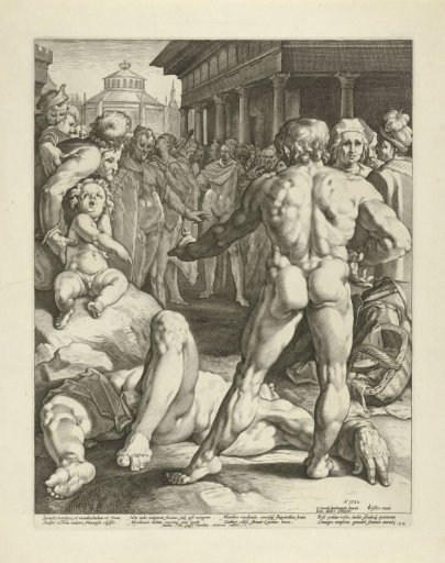 Fight between Odysseus and Irus