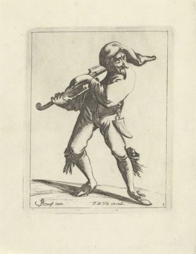 Jester with a violin