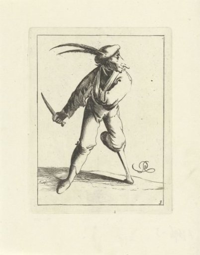 Fool with a knife