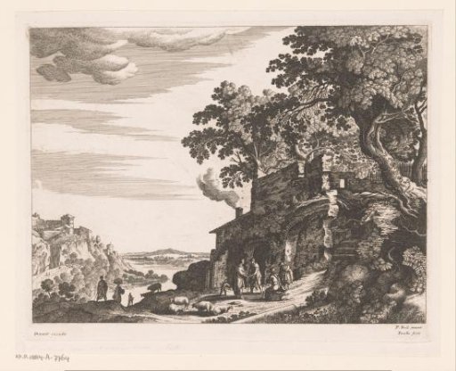 Shepherds before a Ruin