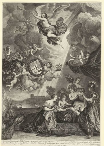 Allegory on the Birth of Princess Maria Amalia, Daughter of Henry Casimir, 1689