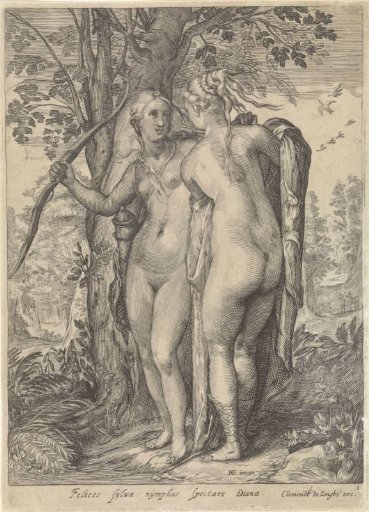 Diana and a Nymph before a Tree