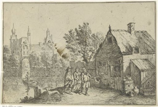 Farmhouse by the water