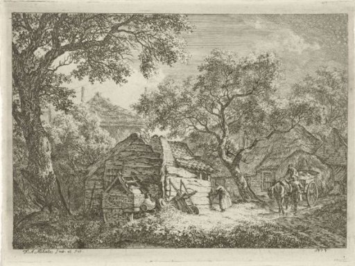 Farmhouse Surrounded by Trees