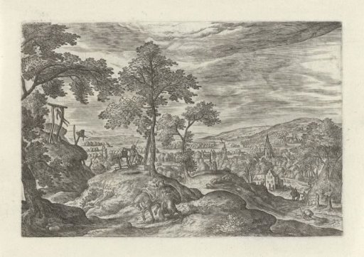 Landscape with the Good Samaritan with the Wounded Traveller on His Horse