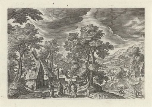 Landscape with the Good Samaritan Dropping Off the Wounded Traveller at an Inn