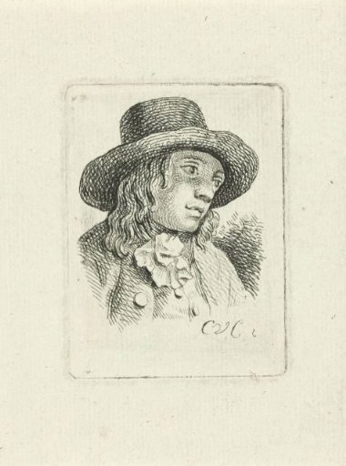 Young man with hat