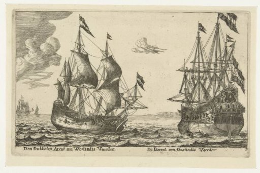 The ships The Pearl and The Double Eagle