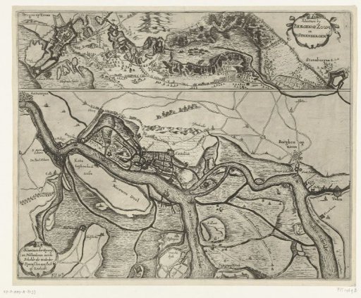 Fortifications at Bergen op Zoom and Steenbergen and along the Scheldt, ca. 1622