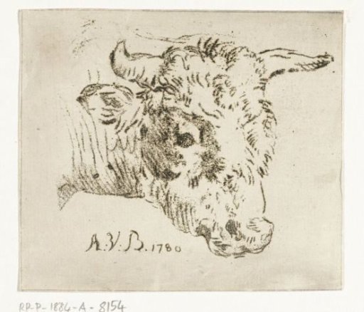 Head of a cow