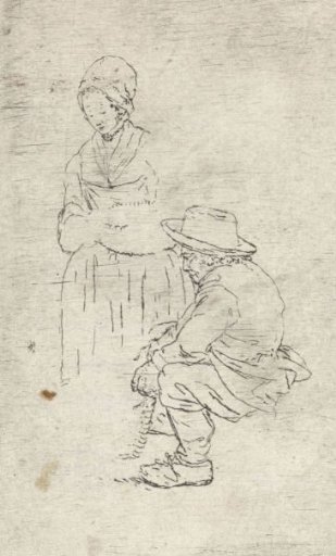 Peasant man and woman
