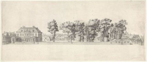 View of the House of Huygens on the Plein in The Hague