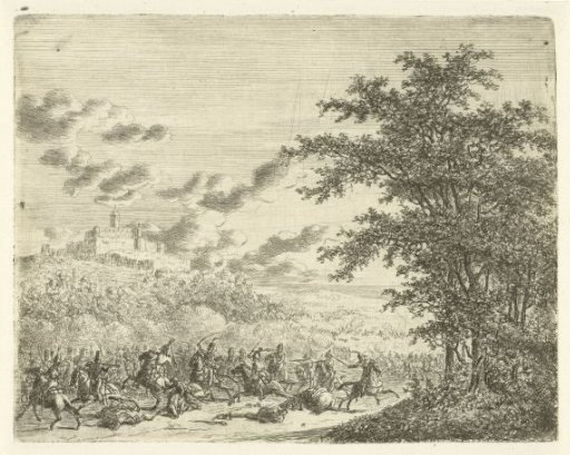 Cavalry Fight near Fort Königstein