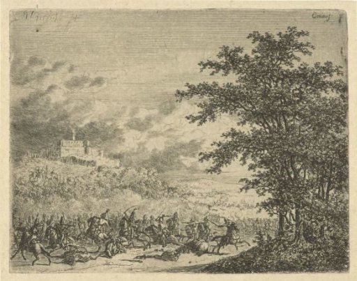 Cavalry Fight near Fort Königstein