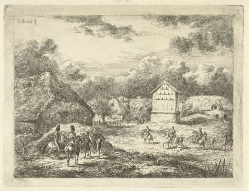 Soldiers in a Peasant Village