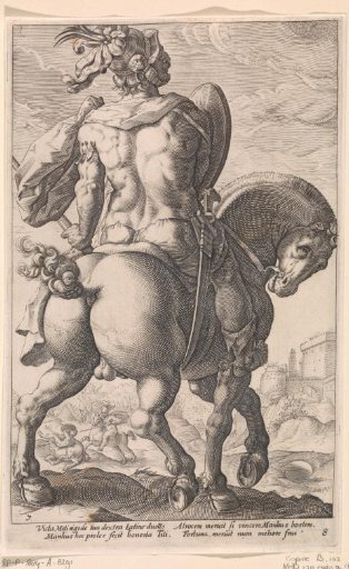 Titus Manlius on horseback