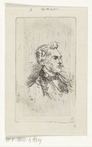 Portrait of the artist Frederik Hendrik Weissenbruch