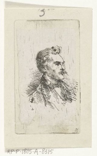 Portrait of the artist Frederik Hendrik Weissenbruch