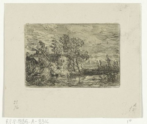 Landscape with farm