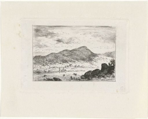 River in a mountain landscape