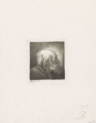 Portrait of an old man