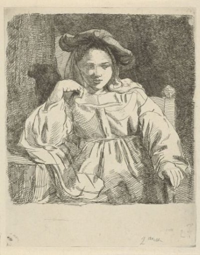 Seated girl