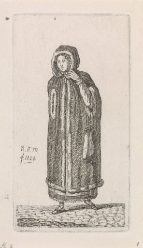 Woman with a cloak