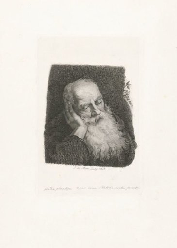 Head of an old man